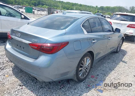 2020 Infiniti Q50 Luxe Awd z USA, uszkodzony, nr VIN JN1EV7AR3LM251219